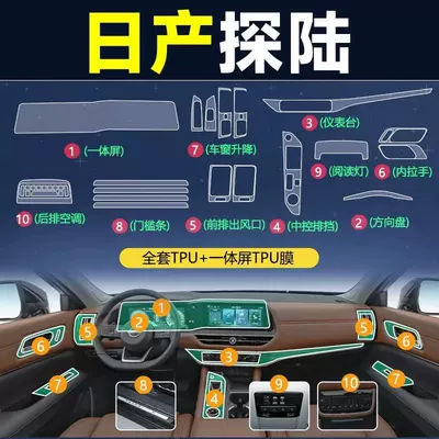 for Nissan Land Rover Interior: Car interior film - full-set-of-interior-film-dalian-screen