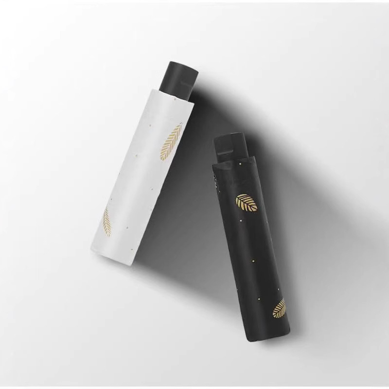 Umbrellas For Students, Portable Folding Sun Protection Umbrellas, Top Quality With Gold Stamping, Suitable For Both Sunny And Rainy Days, Can_voghion.com