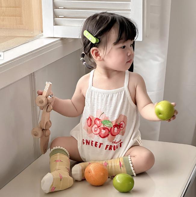[Liquidación de verano para bebés y niños] mono de bebé verano nuevo traje de bebé ligero y transpirable