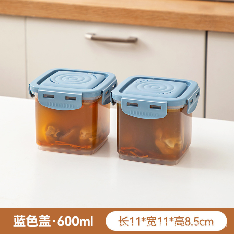 冷凍スープの分注箱のスープの鶏肉のスープの冷凍の鮮度保持箱の食品級の食品の収納箱の家庭用の1週間は料理の神器を用意します。|undefined