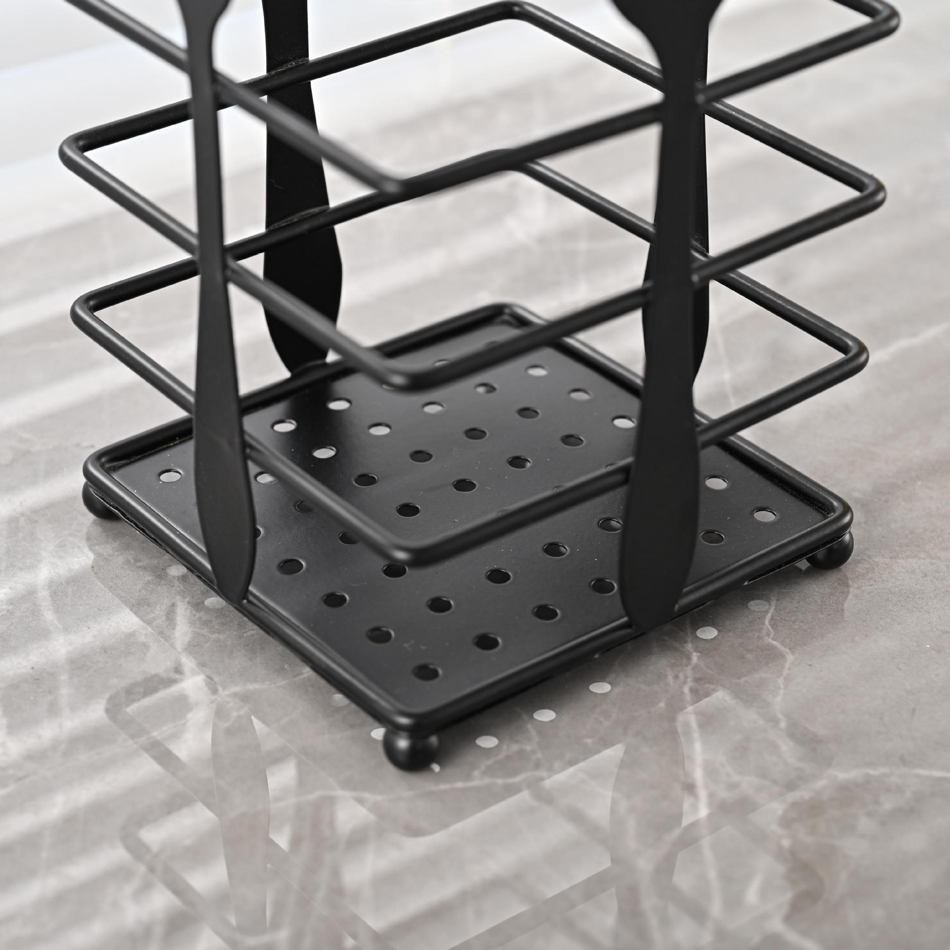 Organizador de Utensilios de Cocina de Hierro Multiusos para Cocina