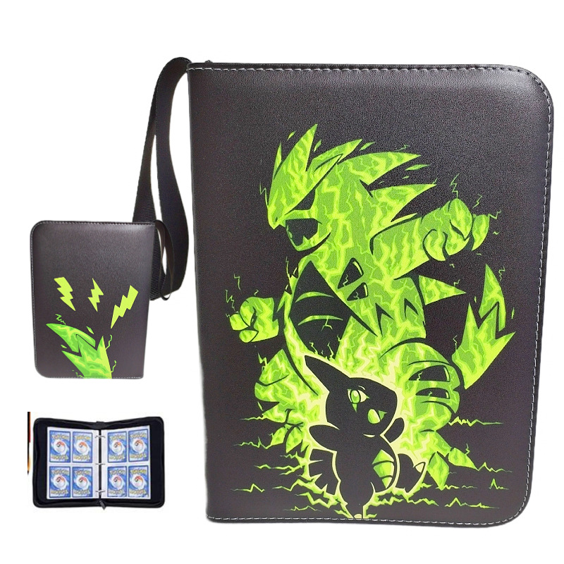 FUENTE fabricante en stock suministro baokemeng juego tarjeta colección libro Magic Baby Tarjeta de cremallera libro de almacenamiento