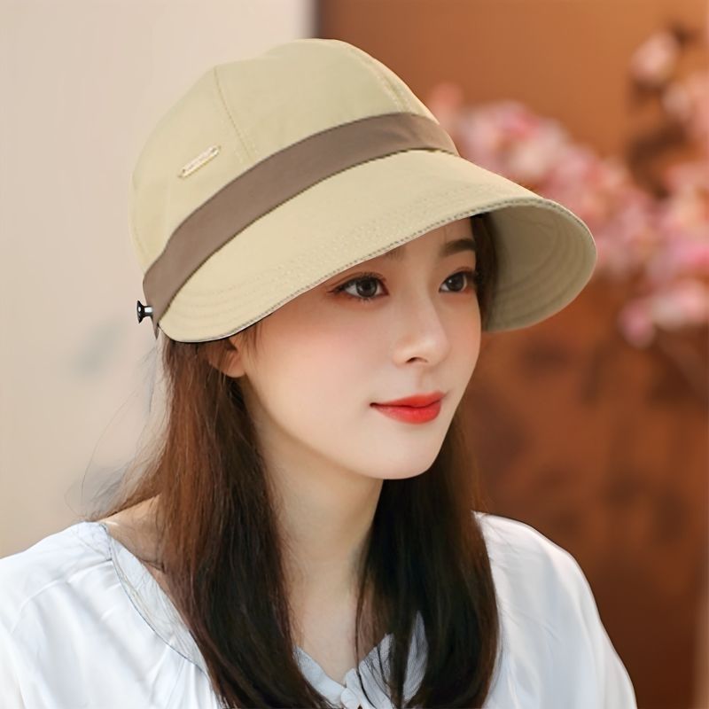 Los niños del sombrero de pescador de primavera Zhao Lusi tienen la misma cara con una cabeza grande y aleros anchos pequeños, se pueden colgar máscaras y gorras de protección solar