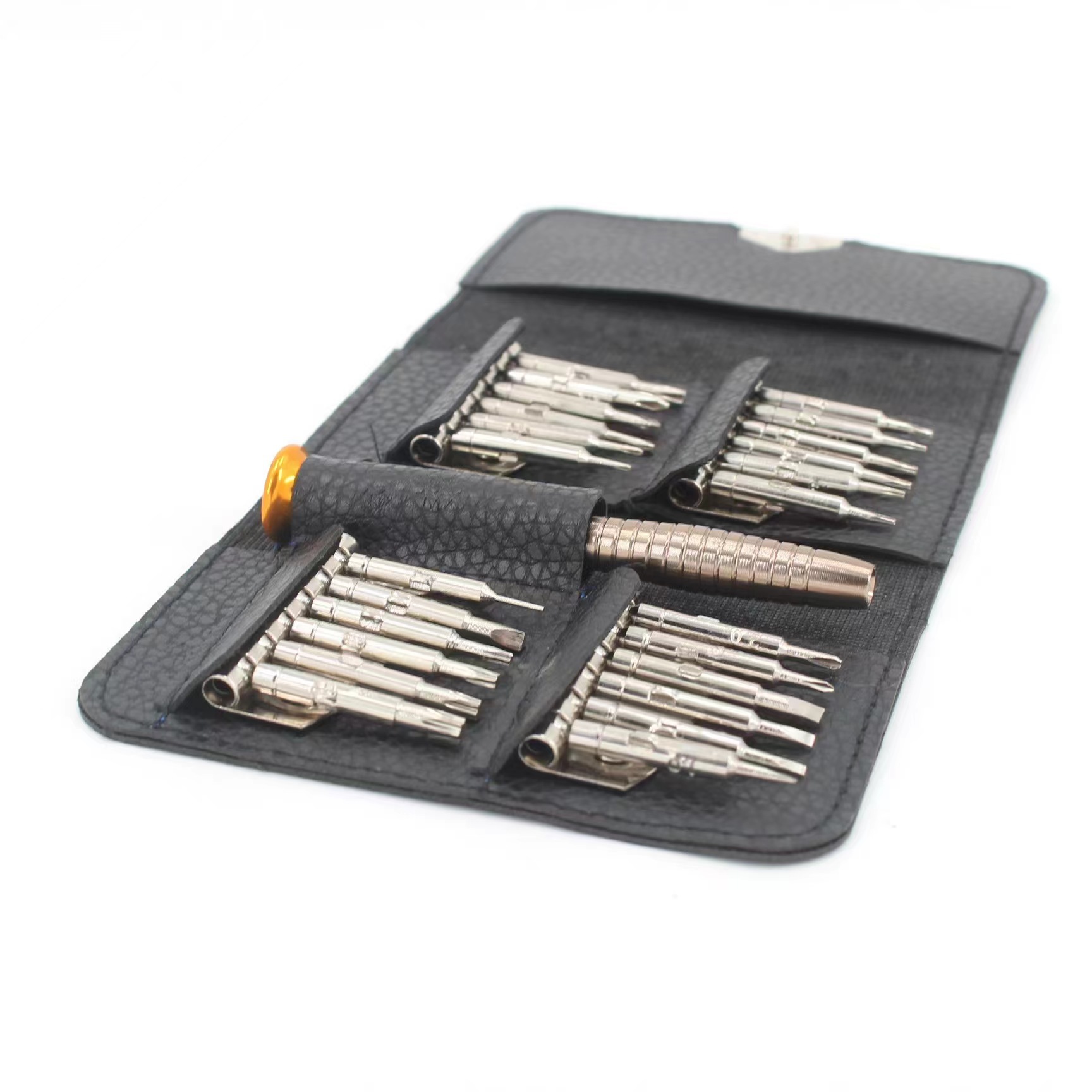 25合一多功能皮套螺丝刀套装手机电脑拆机便携式工具组合套装