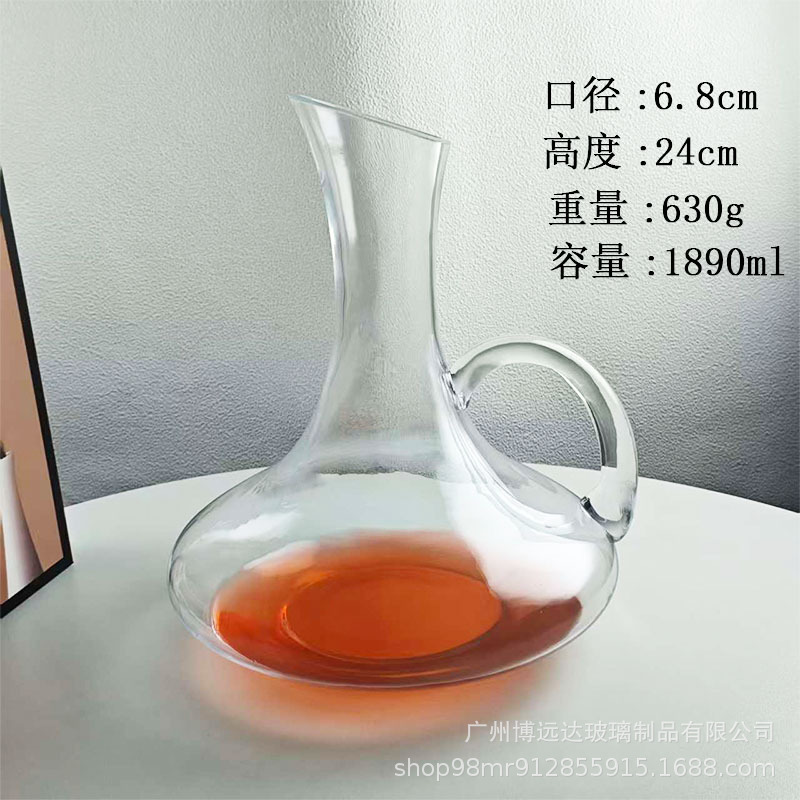 Dispositivo de vino tinto doméstico ligero de lujo de alto nivel con mango para engrosar la olla de vino de vino extranjero image 9