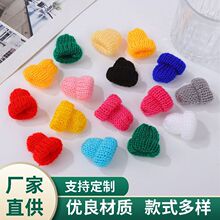 现货迷你针织毛线小帽子手指帽配饰DIY手工装饰配件服装鞋袜辅料