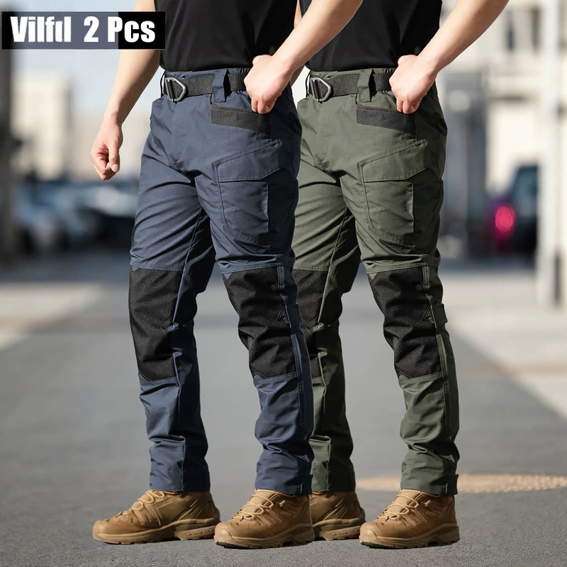 Cross-border men's multi-pocket tactical pants, quick-dry work pants, fashionable camouflage pants, durable military-style American fashion wholesale Cross-border men's multi-pocket tactical pants, quick-dry work pants, fashionable camouflage pants, durable military-style American fashion wholesale