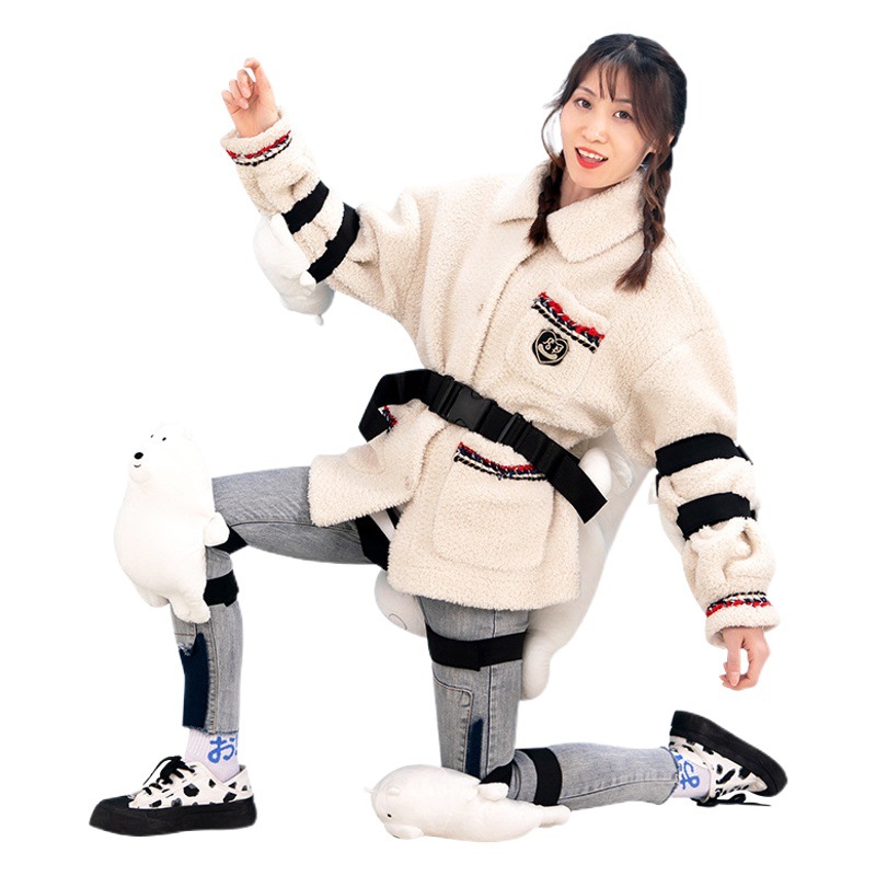 Ski protective gear plush toy hip pad cartoon turtle elbow pad knee pad adult parent-child skating drop-resistant pad