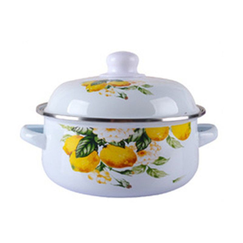 espesamiento de tres piezas de conjunto de cocina de dos orejas de cocina de cocción de cocina