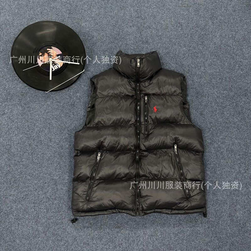 23SS正确POLO拉夫RL防沾水棉服马甲男女同款情侣背心莆田坎肩外套|undefined
