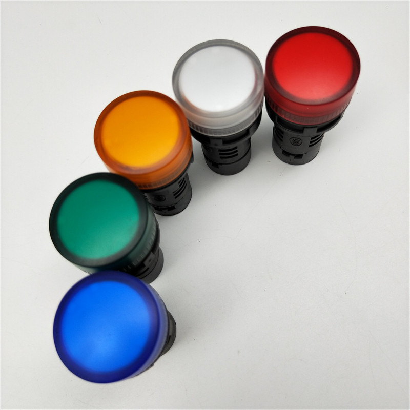 22mm上海森奥 XB2系列指示灯 绿色LED AC/DC24V XB2BVB3LC|ms