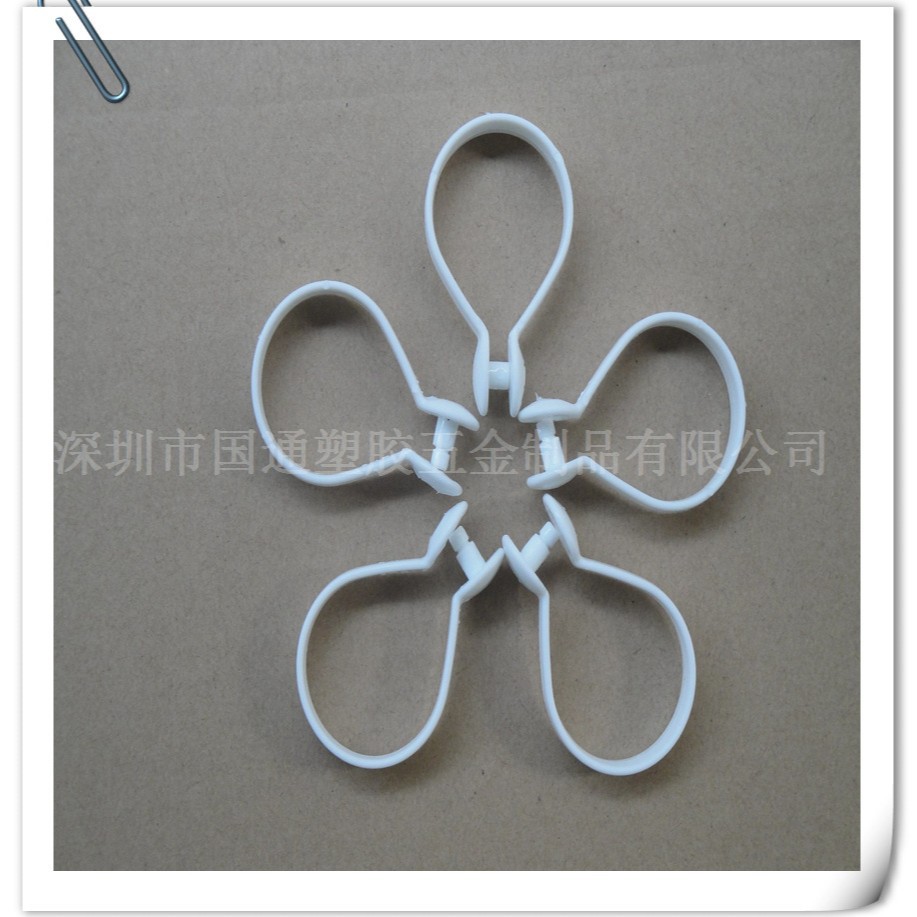 厂家现货供应浴帘环  浴帘配件浴帘挂钩 浴帘挂环钩子