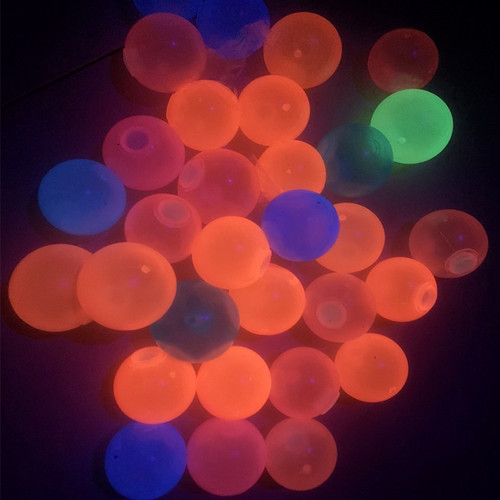 Unzip Glow-in-the-Dark Elastic Ball Sticky Target Ball Sticky Wall Ball Stress Relief Stress-Relief Glow-in-the-Dark Ball Adult and Children Adhesive Wall Toy Ball