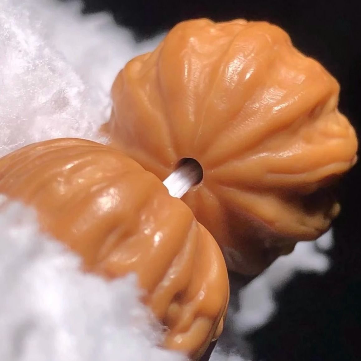 고급 조각 야생 HERICIUM ERINACEUS 베이징 8 엣지 팔찌 남자 BODHI WEN 놀이 구슬 월넛 오리지널 시드 대형 플레이트 플레이