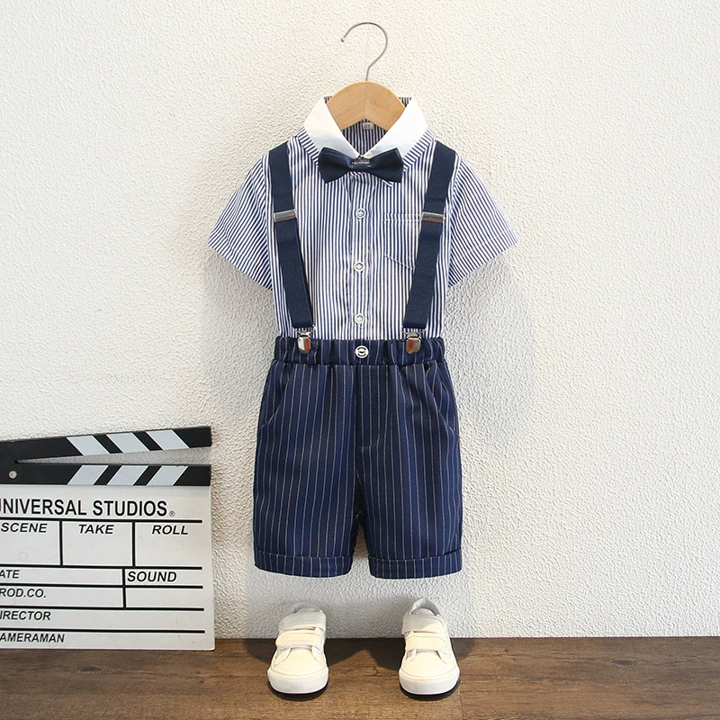 Children's summer dress, summer clothing, overall, set for boys, photography props, suit, Korean style