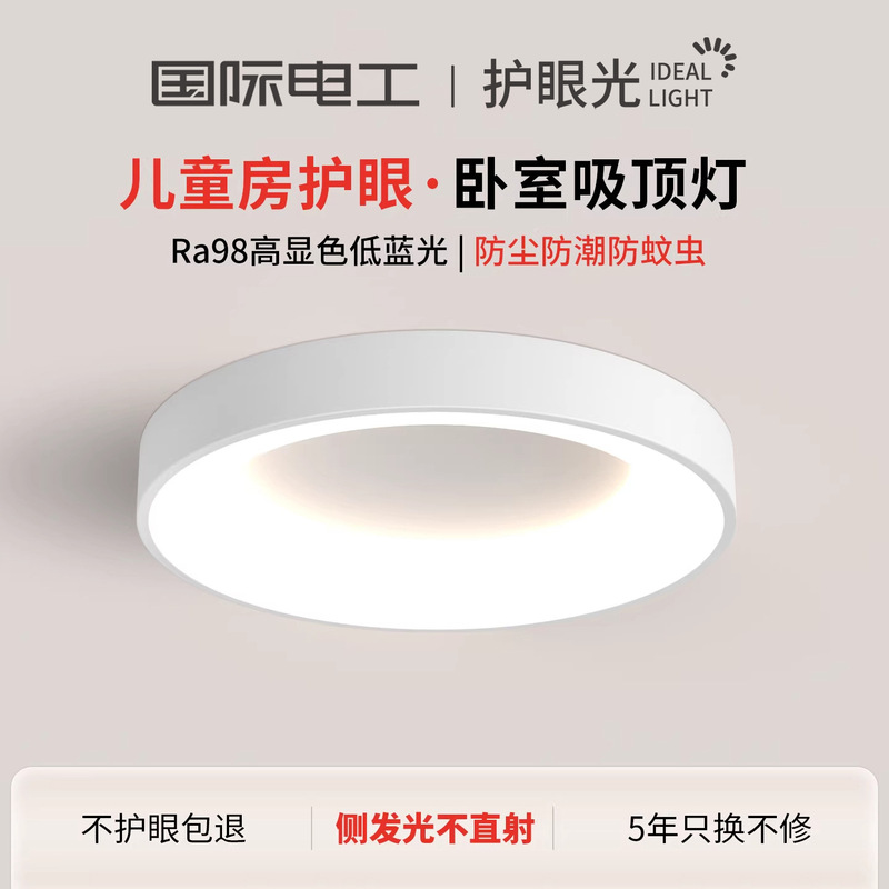 Full Spectrum Eye-Protecting Led Bedroom Light Modern Minimalist Lighting Fixture 220V New Model Master Bedroom Children's Room Ceiling Light