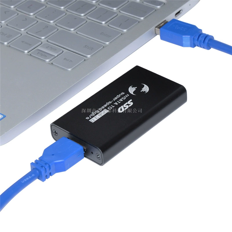 Корпус для SSD с интерфейсом MSATA на USB 3.0, переносной жесткий диск, коробка для твердого диска на USB 3.0