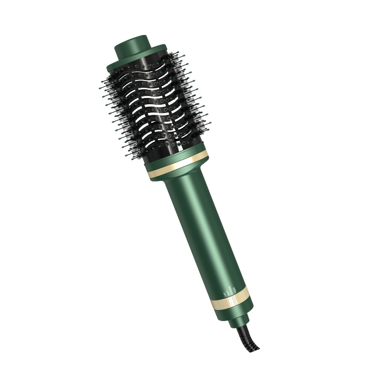 ULELAY跨境新品加工定制吹风梳  厂家批发干卷直三合一美发热风梳