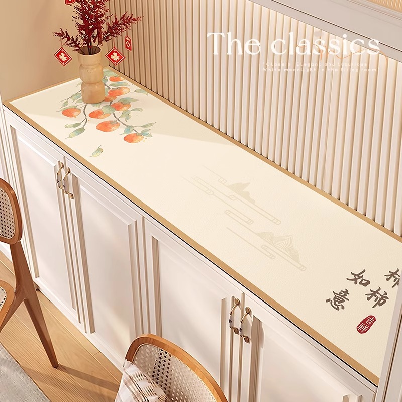 Tablecloth Sideboard Tv Cabinet Desktop Protective Pad Waterproof and Oil-Proof Shoe Cabinet Entrance Countertop Coffee Table Table Mat Dropshipping