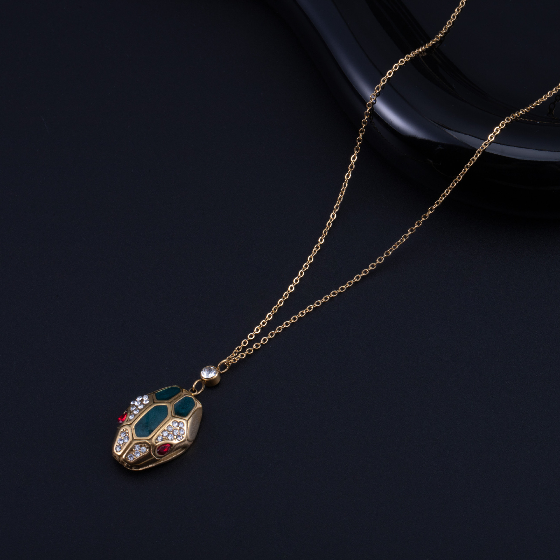 Stainless Steel Gold Color  Necklace
