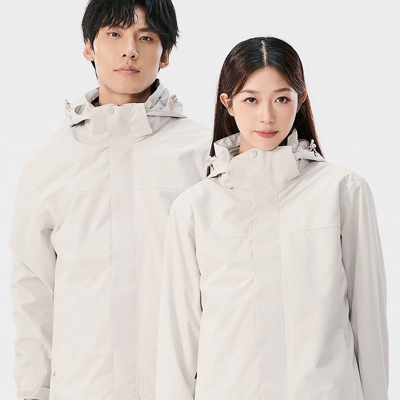 暴風雨対応の3-in-1防水厚手春秋ジャケット、取り外し可能なカップル向け秋冬アウトドアカスタム防寒ジャケット|undefined