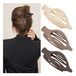 Material de plástico personalizado ligero, clip de color sólido, horquilla de disco en la parte posterior de la cabeza, decoración de citas, horquilla para el cabello image 4