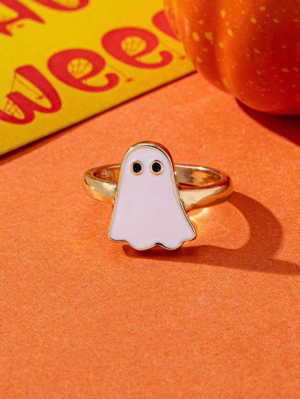 ヨーロッパとアメリカのクロスボーダーレディースハロウィンファッションさまざまなシンプルなニッチデザイン新しいゴーストイヤリングパーティーパーティー|undefined