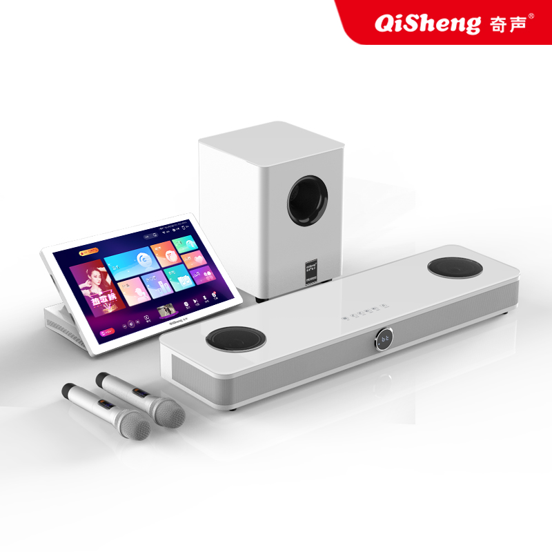 Wholesale Qisheng S9 Home Ktv Audio Set Living Room Karaoke Echo Wall Home Theater Integrated Karaoke Machine