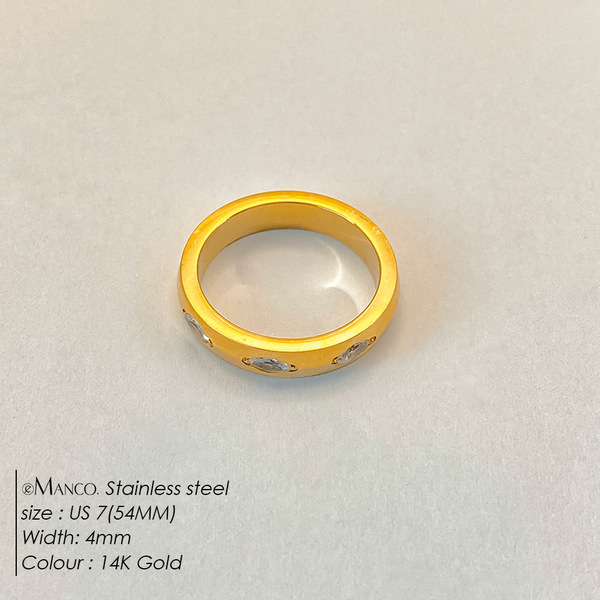 stone inlay with zircon