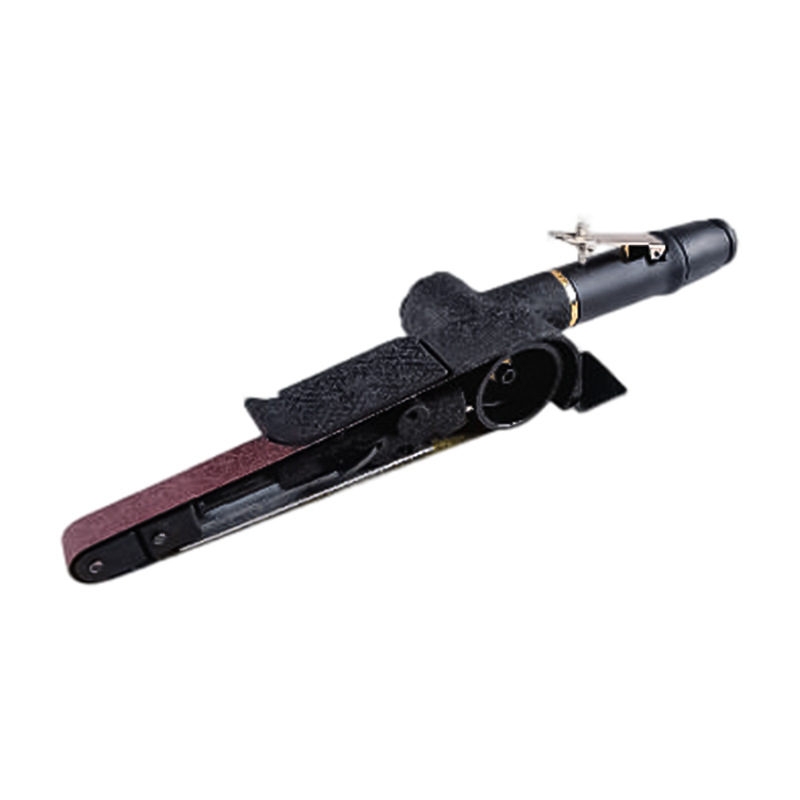 Máquina de lijado neumática de WFS-1037A transfronteriza personalizada Máquina de lijado de cinta de 20mm Máquina de banda de anillo de grado industrial Máquina de pulido de moldes