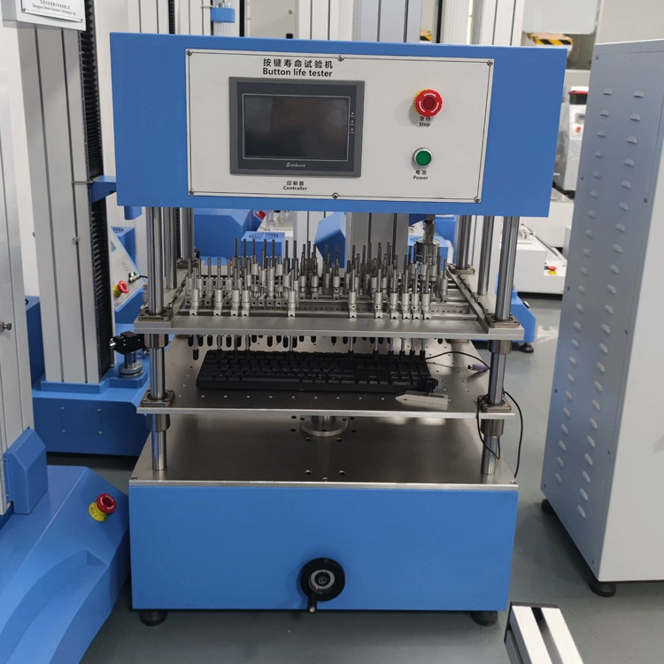 Машина для испытания клавиатуры ноутбука моделирует человека, нажимающего кнопку, машина для тестирования включения-выключения Dongling