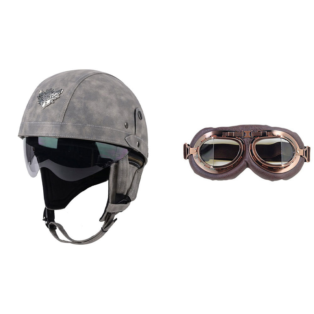 K328 회색 헬멧 +01 투명 시트