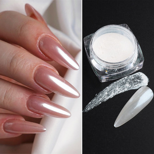 2022 Cross-Border Supply Nail Polish Ins Popular Aurora Pearl Moonlight Powder Nail Art DIY Decorative Art Accessories