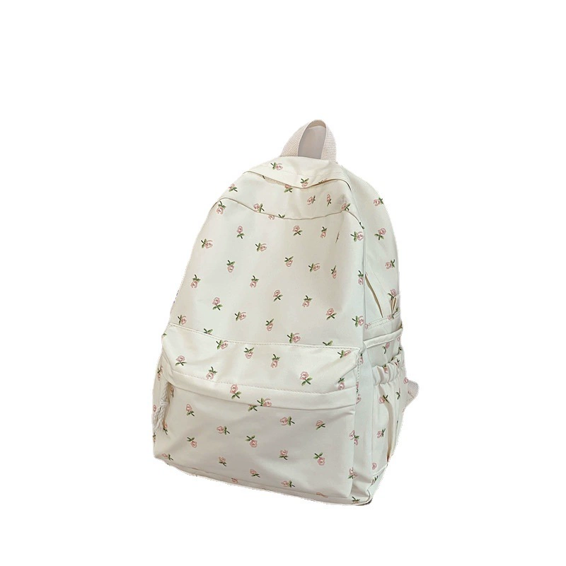 Commercial Super Senior Soft Girl Girl Backpack Tide Tide Flower School Bag Middle School Student Travel Backpack Wholesale