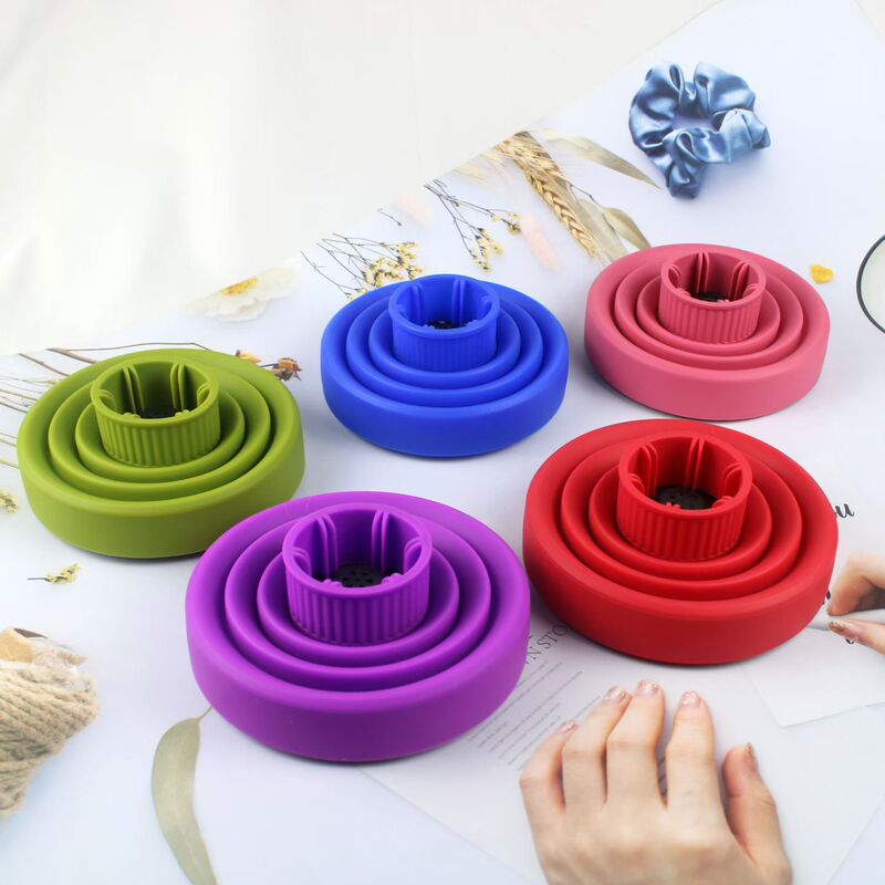 Silicone Wind Shield for Hair Dryer, Foldable and Extendable, Suitable for Curling, Perming, Drying, and Styling Silicone Wind Shield for Hair Dryer, Foldable and Extendable, Suitable for Curling, Perming, Drying, and Styling