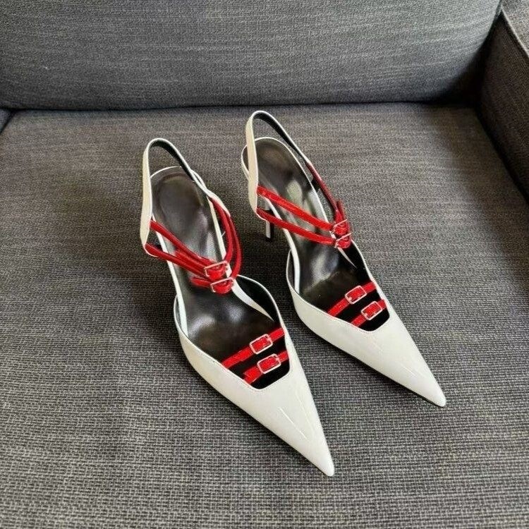 New Women's Sandals with Straps, High Heels, Thin Heels, Niche Style, 2026 Winter New Trendy Wide-Footed Fashion Black Sandals New Women's Sandals with Straps, High Heels, Thin Heels, Niche Style, 2026 Winter New Trendy Wide-Footed Fashion Black Sandals