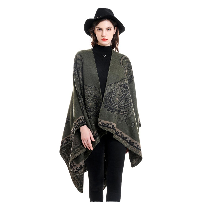 2021 nuevo europeo y americano Plaid impreso elegante señoras invierno viajes moda cálido chal