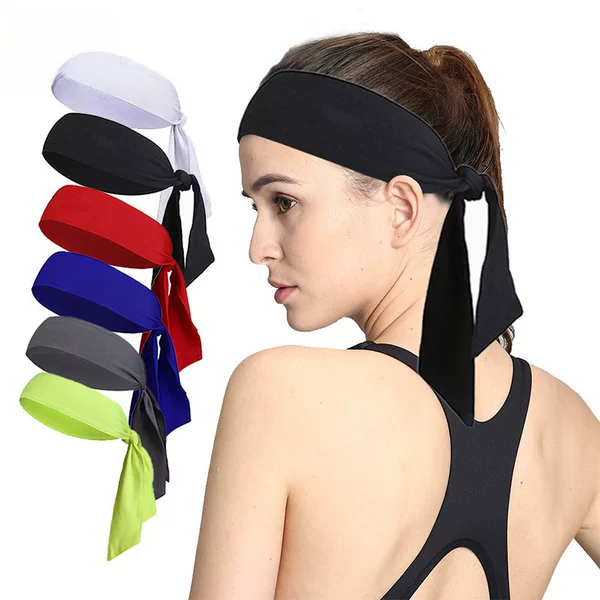 Strap Tennis Tape Headband Street Outdoor Fitness Men's and Women's Headscarf Pirate Sweat Guide Sweat Wicking Headband Sport Headband