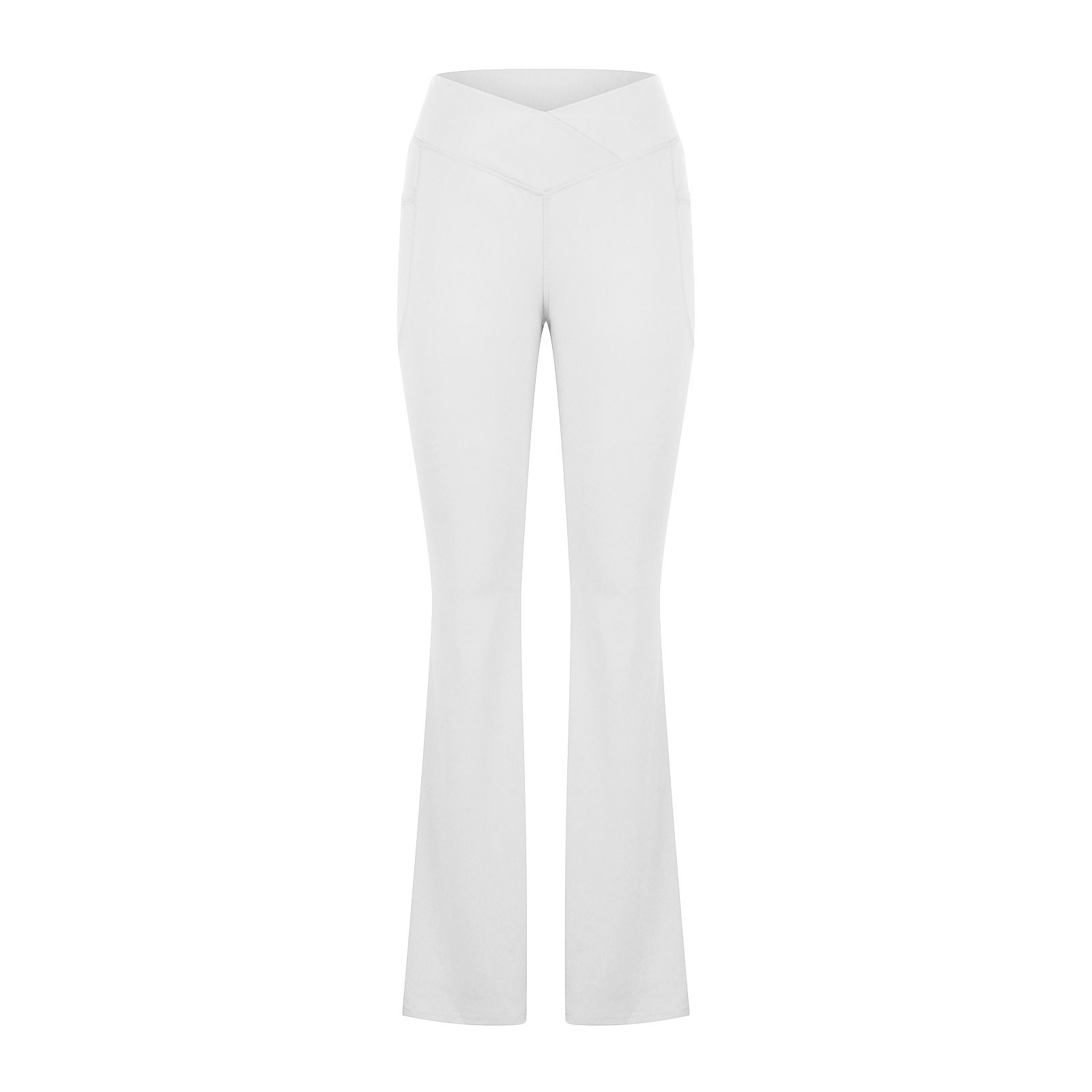 Women's Daily Fashion Solid Color Full Length Pocket Flared Pants display picture 6