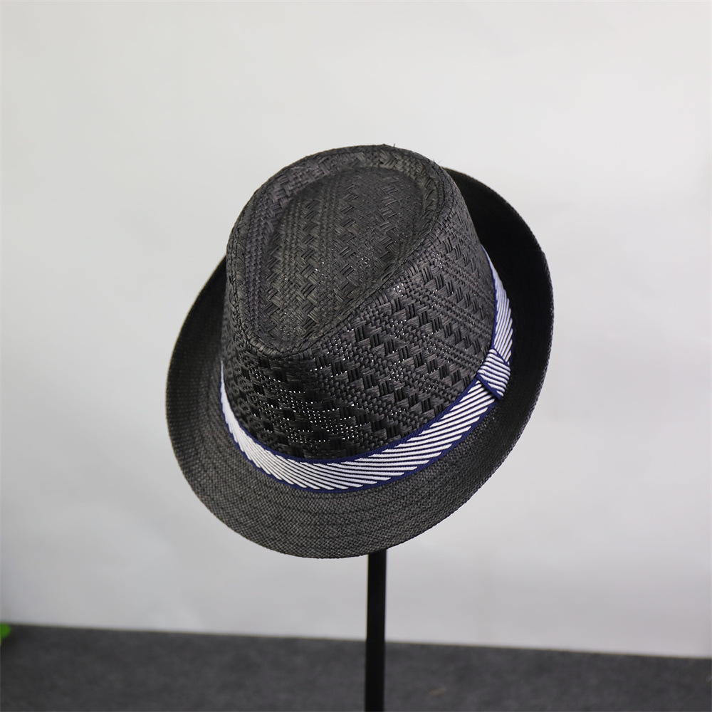 Nuevo sombrero de copa japonés y coreano, sombrero de sol casual de verano transpirable, sombrero de caballero de fiesta europeo y americano, jazz retro británico