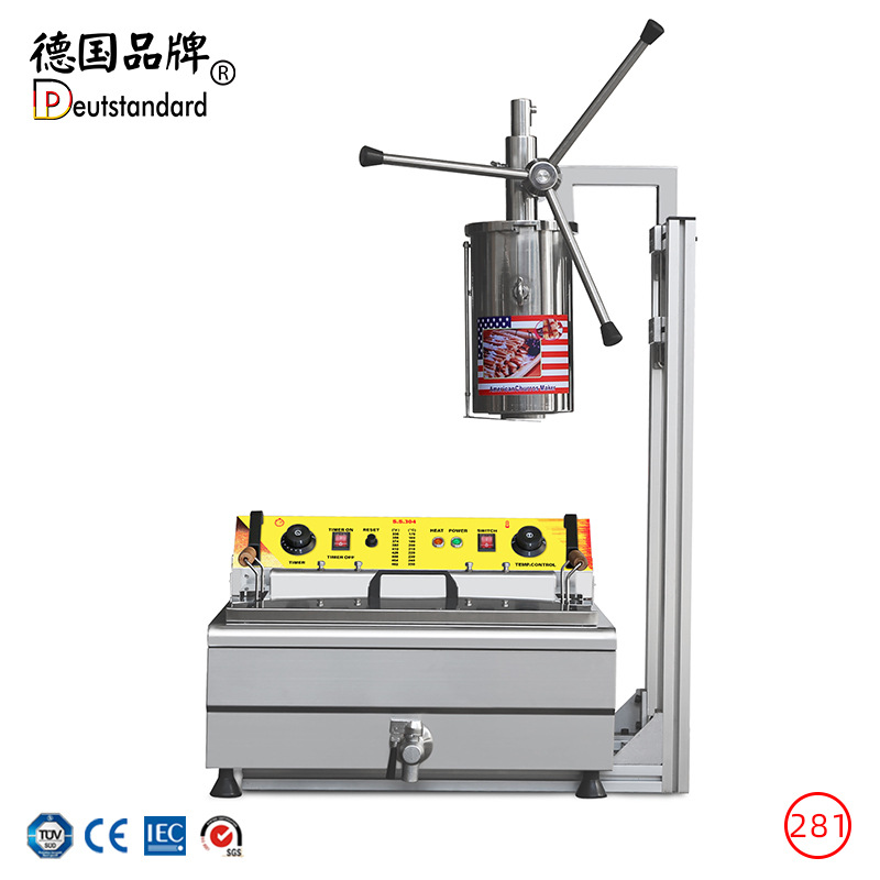 商用拉丁果机 西班牙油条机 吉事果吉拿棒小油条油炸开店摆摊设备