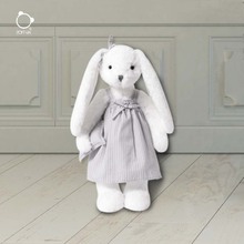 抱枕头白色睡衣兔子毛绒玩具少女心玩偶女友生日礼物儿童陪睡公
