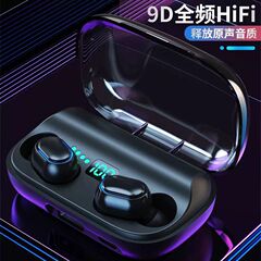 新しい T11 デザインワイヤレス Bluetooth ヘッドセット TWS タッチ 5.0 バイノーラルミニスポーツヘッドセットデジタルディスプレイ付き