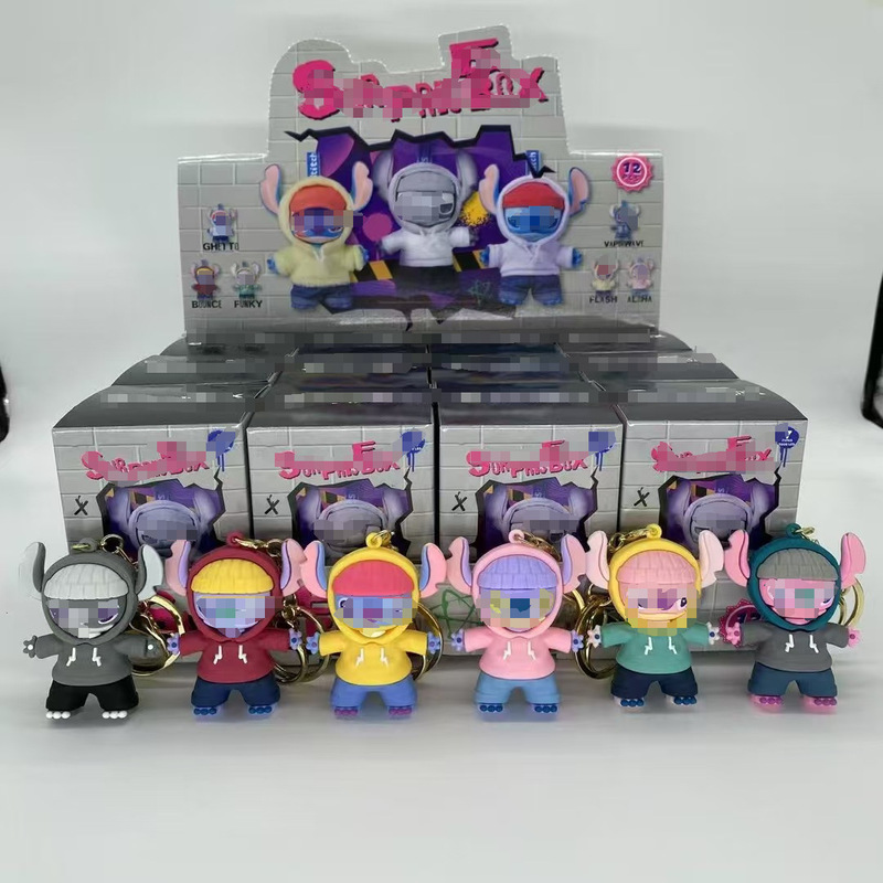 ステッチフィギュア、インターネットセレブ人気ブラインドボックス、ドンゴルブラインドボックス、卸売おもちゃ、ブラインドボックスギフト、ぬいぐるみペンダントおもちゃ|undefined