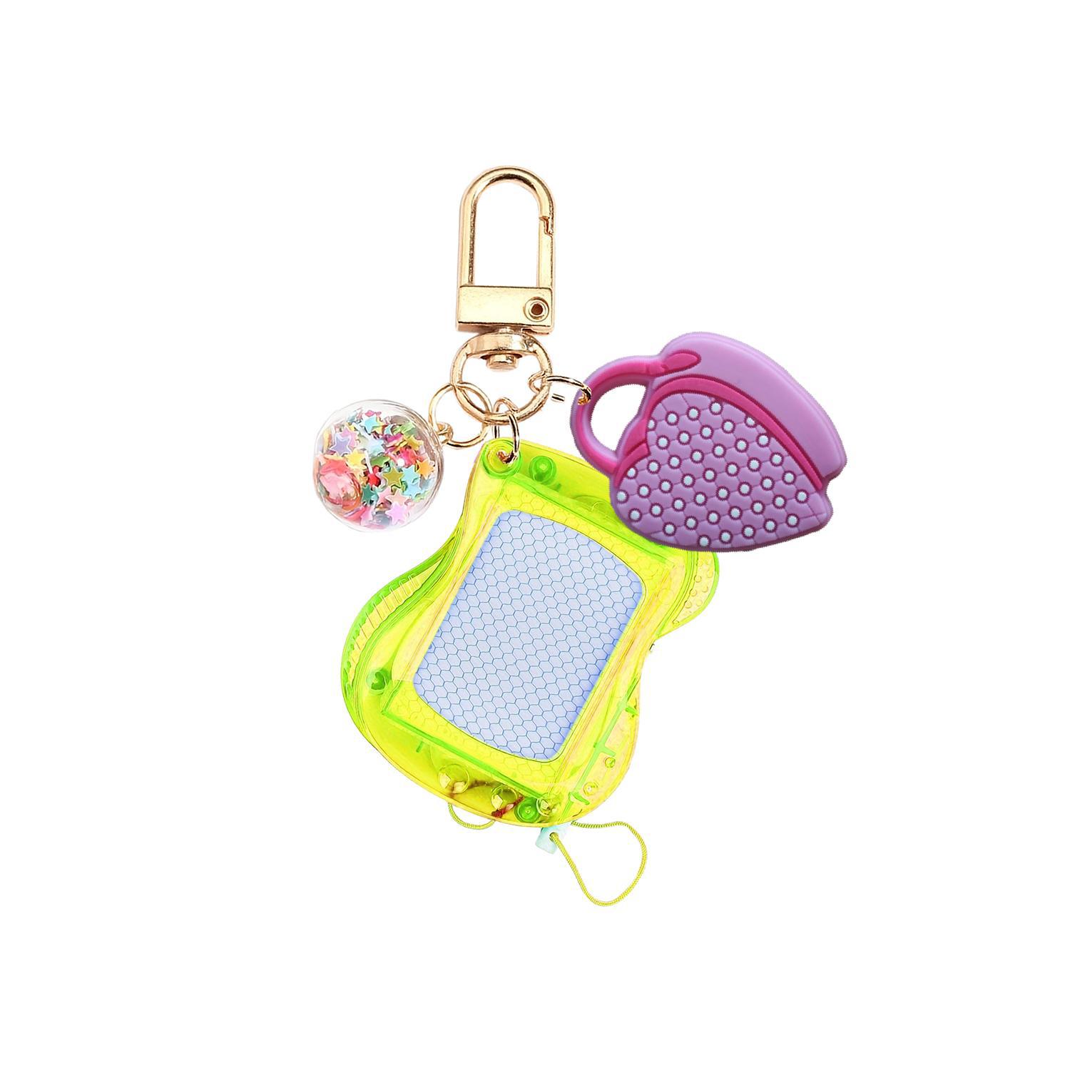 Keychain transfronterizo tablero de escritura magnético Xiyin creativo accesorios de dibujos animados tablero de dibujo tablero de escritura infantil puzzle infantil