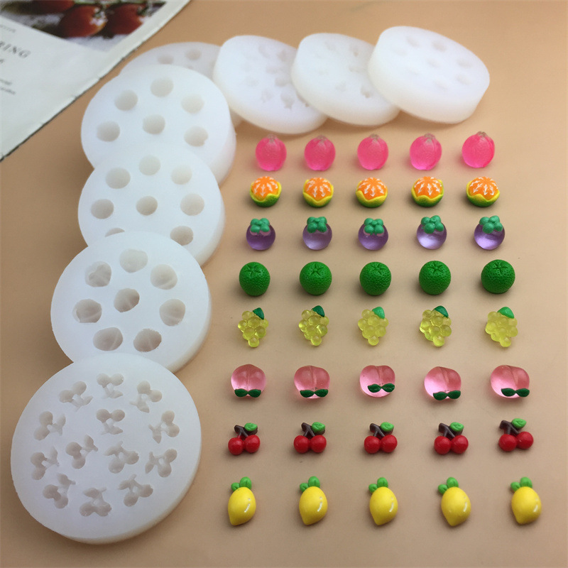 青提ザクロマンゴーさくらんぼ水蜜桃金橘山竹樹脂食游シリコン金型チョコレートケーキ|undefined