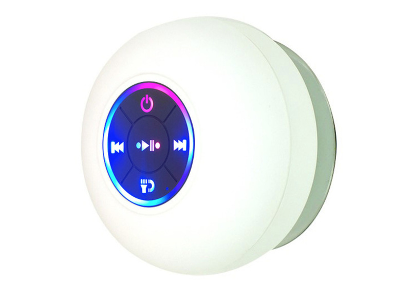 メーカーの新型スピーカーledが光る浴室防水bluetoothスピーカー大吸盤携帯電話スタンド音響|undefined
