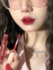 Daimanpu New Year's Red Pink Pink Bear Mian Pink Misty Lip Glaze Sweet Girl Student Lipstick Lip Brush