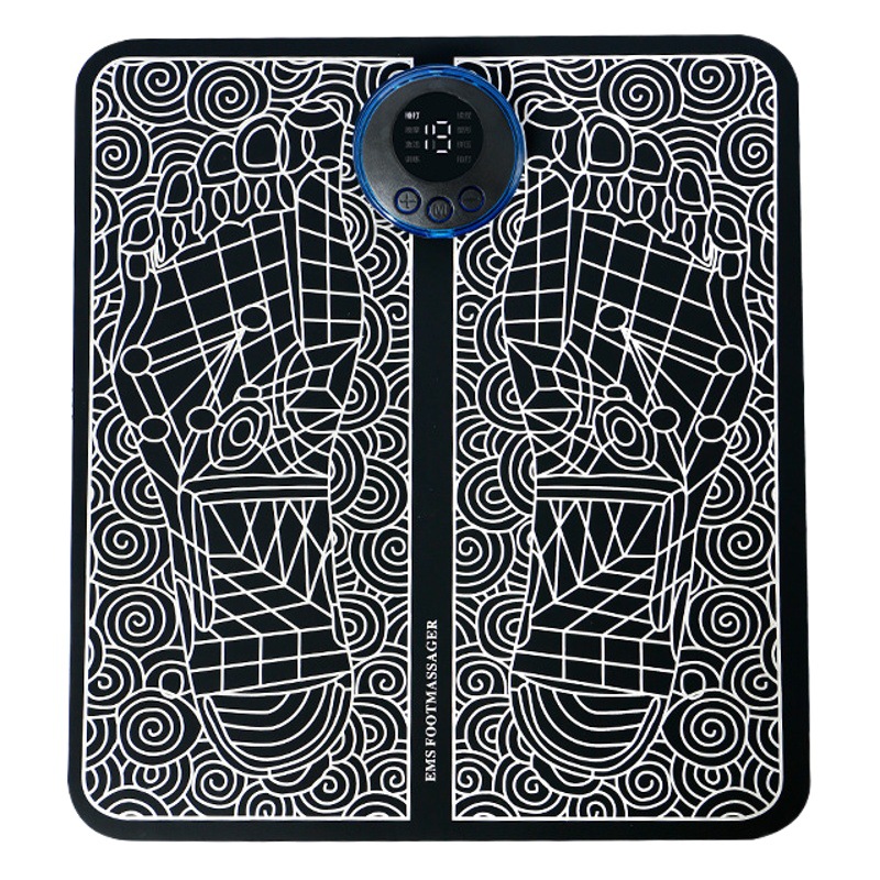 Almohadilla de masaje EMS, control remoto de carga, pulso de microcorriente, fisioterapia de pies, masajeador, personalizado por el fabricante