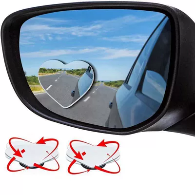 Love Large Field of View Blind – Large field of view rear view auxiliary mirror